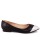 BALERINI BLACK&SILVER CU VARF ASCUTIT