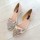 BALERINI NUDE PIELE FLORAL SUBLIME TALPA GROASA