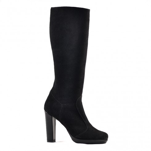 CIZME NEGRE ELEGANTE CU TOC 9CM