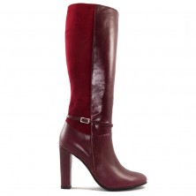 CIZME BURGUNDY CU TOC
