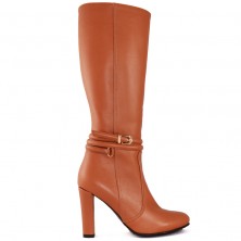 CIZME LIGHT CAMEL CU BARETA