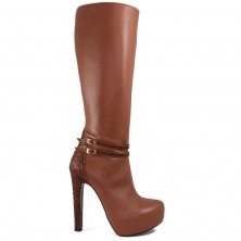 CIZME ELEGANTE CU TOC PIELE SNAKE
