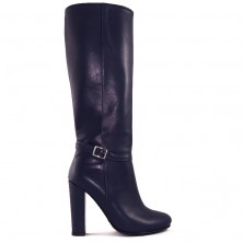 CIZME DARK BLEUMARIN CU CATARAMA ARGINTIE