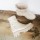 BOCANCI NUDE PIELE IVORY CU FERMOAR SPATE