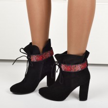 GHETE NEGRE ROSE