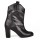 GHETE NEGRE PIELE SNAKE WESTERN
