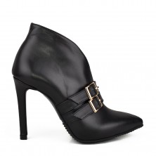 GHETE  STILETTO BOX NEGRU CRUSH