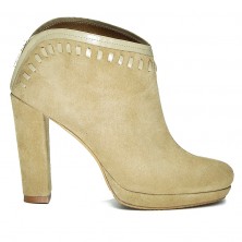 BOTINE CREM CU TOC SI FERMOAR