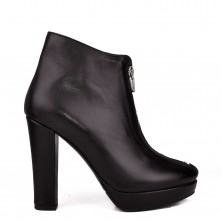 GHETE CU TOC GROS  BLACK ZIP