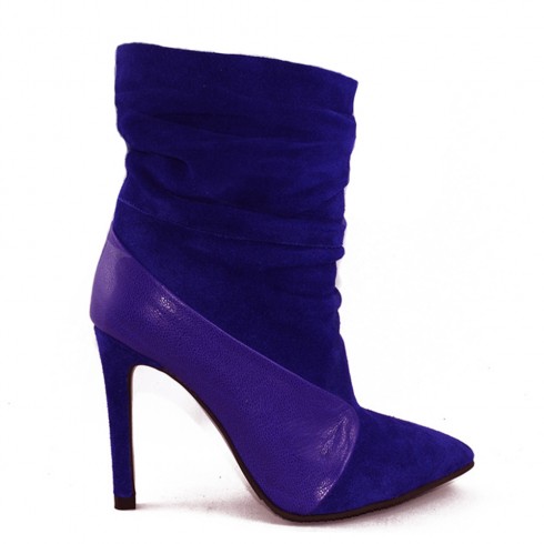 GHETE STILETTO ELECTRIC INDIGO - poza 2