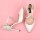PANTOFI STILETTO GLITTER ALB