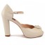 SANDALE MIREASA PIELE IVORY PERLE