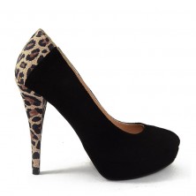 PANTOFI DIN PIELE ELEGANTI ANIMAL PRINT