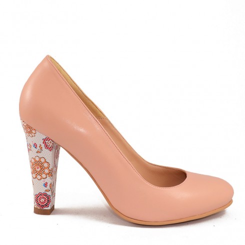 PANTOFI PINK FLOWERS