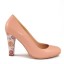 PANTOFI PINK FLOWERS