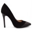 PANTOFI STILETTO PIELE NEAGRA GLITTER