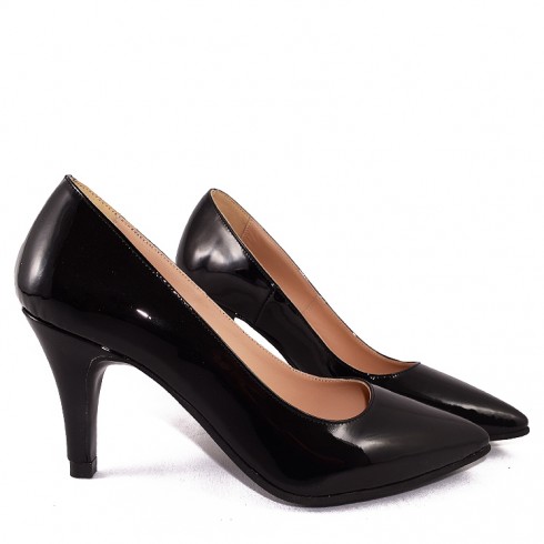 PANTOFI STILETTO CU TOC MIC - poza 2