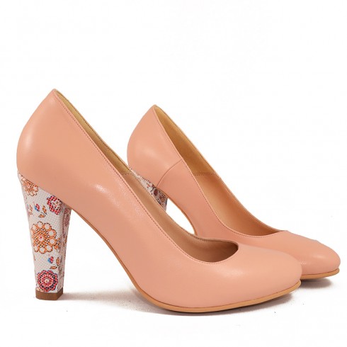 PANTOFI PINK FLOWERS - poza 2