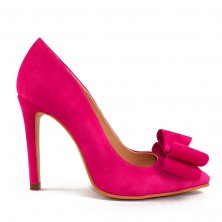 STILETTO FUCSIA BOW