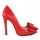 STILETTO RED BOW