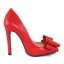 STILETTO RED BOW