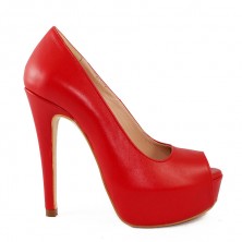PANTOFI HIGH RED