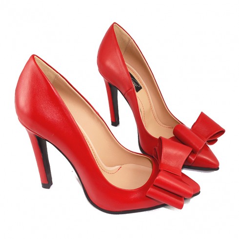 STILETTO RED BOW - poza 3