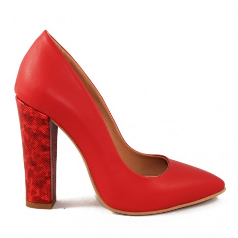 STILETTO RED SNAKE