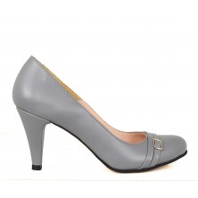 PANTOFI PIELE GRI VENICE