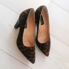 PANTOFI MINI STILETTO ANIMAL PRINT MARO
