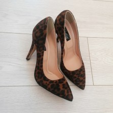 PANTOFI PIELE ANIMAL PIRNT MARO