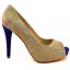 PANTOFI INDIGO PRINT