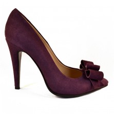 PANTOFI STILETTO PIELE MOV SONIA