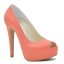 PANTOFI PIELE ROZ CORAL