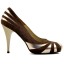 PANTOFI AURII PIELE RUBIN