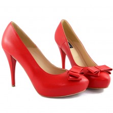 PANTOFI ROSII PIELE FREDA