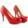PANTOFI ROSII PIELE FREDA