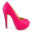 PANTOFI PIELE FUCSIA CU TOC INALT