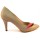 PANTOFI STILETTO CREM CU FUNDITA