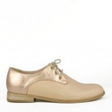 PANTOFI OXFORD NUDE