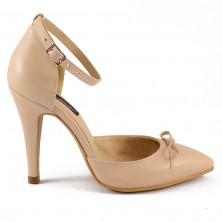 PANTOFI STILETTO DECUPATI CU BARETA SI FUNDITA