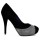 PANTOFI PIELE NEGRI GRI CU PLATFORMA