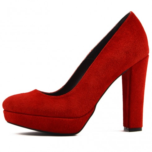 PANTOFI DAMA ROSII - poza 2
