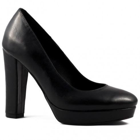 PANTOFI OFFICE NEGRI CU PLATFORMA