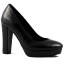 PANTOFI OFFICE NEGRI CU PLATFORMA