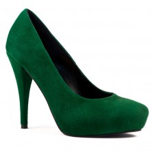 PANTOFI VERDE SMARALD