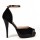 SANDALE NEGRE PIELE CU TOC CUI CALLA