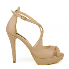 SANDALE NUDE CAPPUCCINO RAVEN