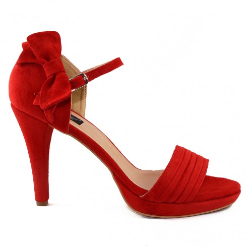 SANDALE RED BOW