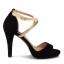 SANDALE BLACK&GOLD